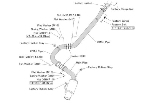 HKS RACING MUFFLER WRX STI SEDAN 11-14 USA
