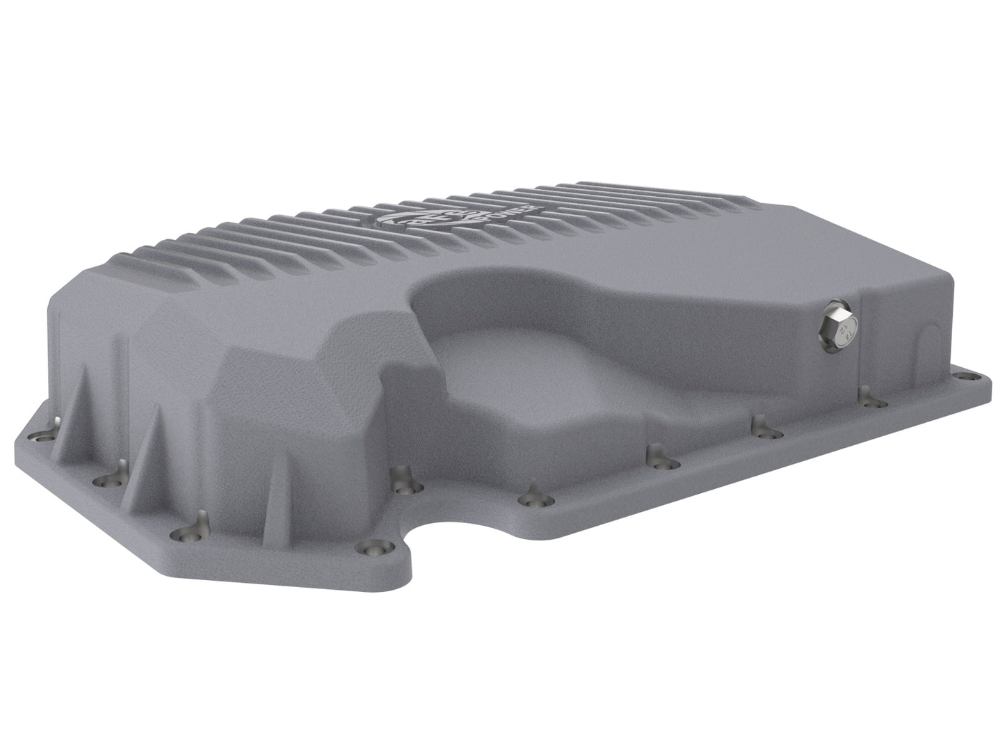 aFe 05-19 VW 1.8L/2.0L w/o Oil Sensor Engine Oil Pan Raw POWER Street Series w/ Machined Fins