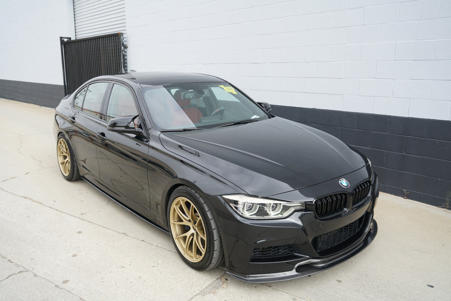 M-Sport V2 Carbon Fiber Front Lip - F30 3-series