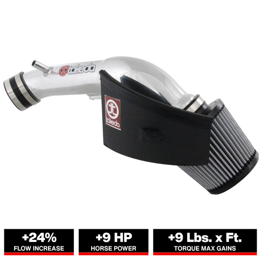 aFe Takeda Stage-2 Pro DRY S Cold Air Intake System 13-17 Honda Accord L4 2.4L (polished)