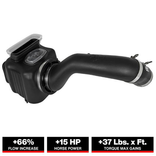 aFe Momentum HD Pro DRY S 2017 GM Diesel Trucks V8-6.6L Cold Air Intake System