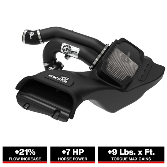 aFe 21-22 Ford F-150 Raptor V6-3.5L(tt) Momentum XP Cold Air Intake System Blk w/ Pro Dry S Filter