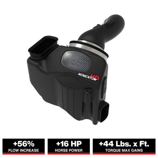 aFe Momentum HD Intake System w/ Pro 10R Filter 2020 GM Diesel Trucks 2500/3500 V8-6.6L (L5P)