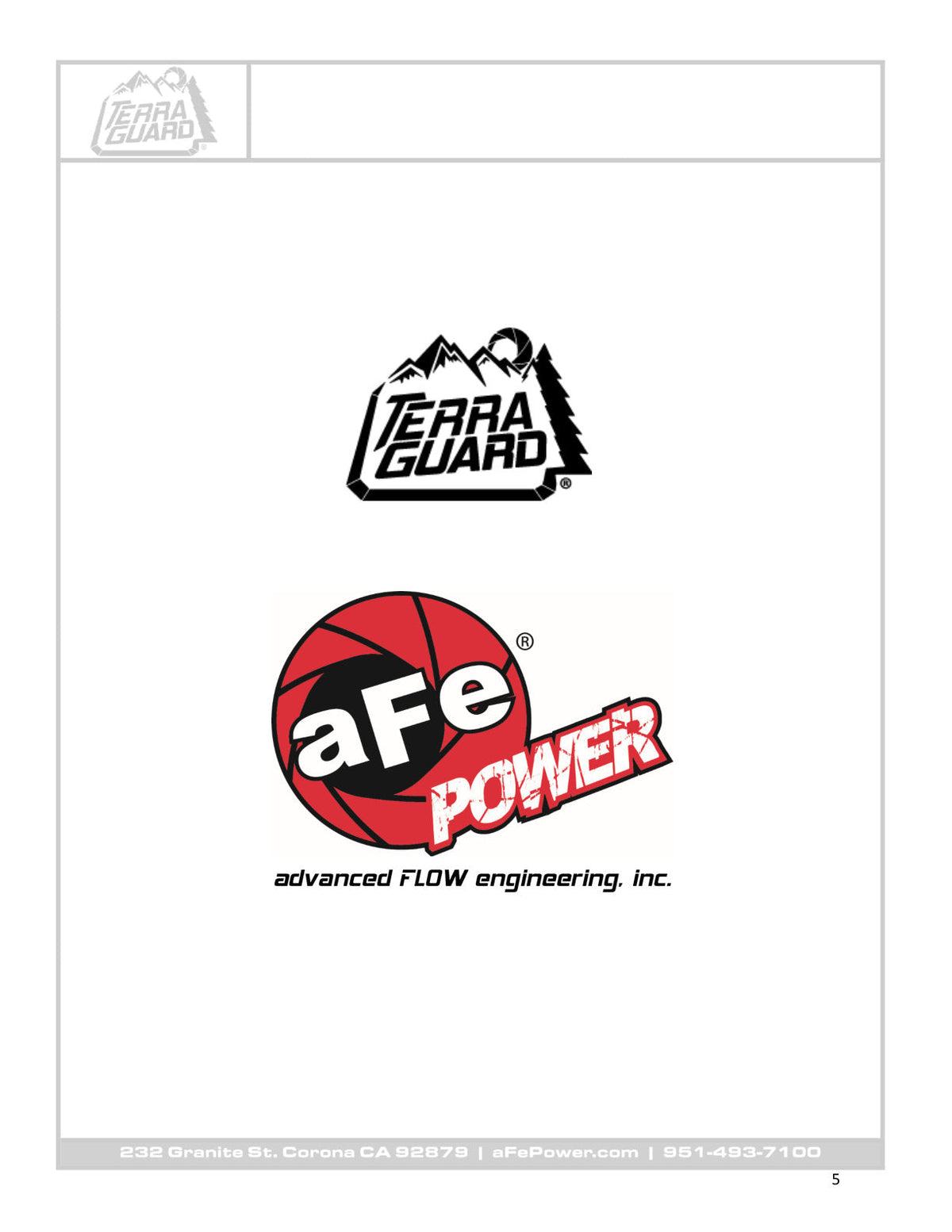aFe POWER 10-14 Subaru Outback Terra Guard Bumper Skid Plate (use w/ PN 79-27007 or 79-27010)