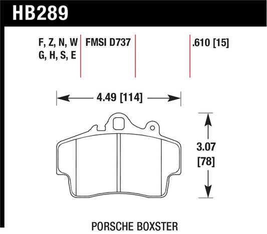 Hawk Performance Ceramic Street Brake Pads