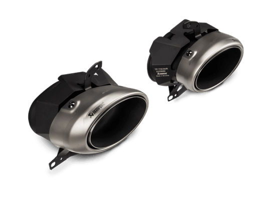 Akrapovic 20-21 Porsche 911 Turbo/Turbo S (992) Slip-On Race Line (Titanium) w/Titanium Tips