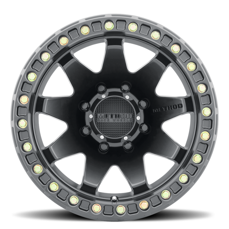 (set of 4) Method Wheels MR108 Matte Black | 17x9" -44mm | 8x170mm Wheel