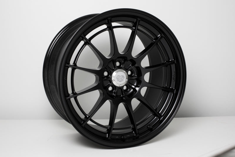 (set of 4) Enkei NT03+M Black | 18x9.5" +40mm | 5x100mm Wheel