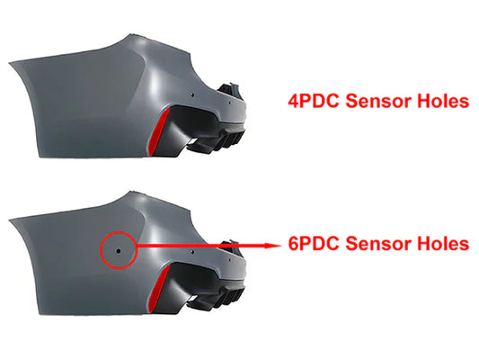 2017-2020 BMW G30 PRE-LCI M5 Style Rear Bumper