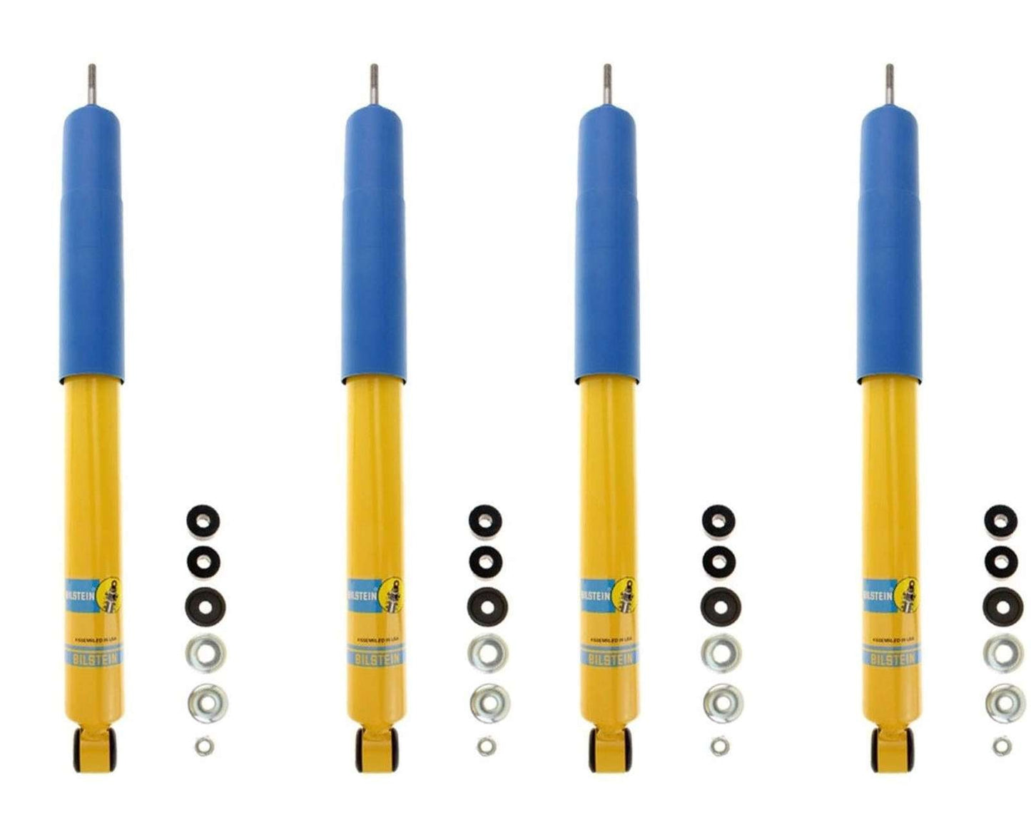 Bilstein B6 4600 Monotube OEM Shocks Set - 1998-2012 Toyota Land Cruiser 100 4WD RWD