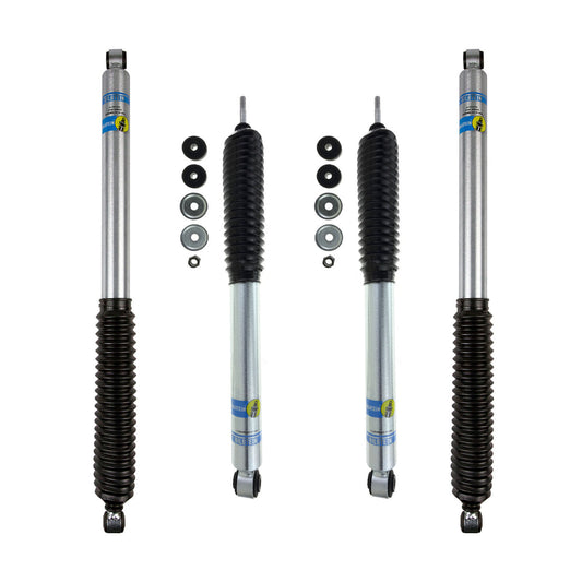 Bilstein 5100 Shocks Set w/4" lift - 1999-2014 Ford F-350 Super Duty RWD Stock Radius Arm