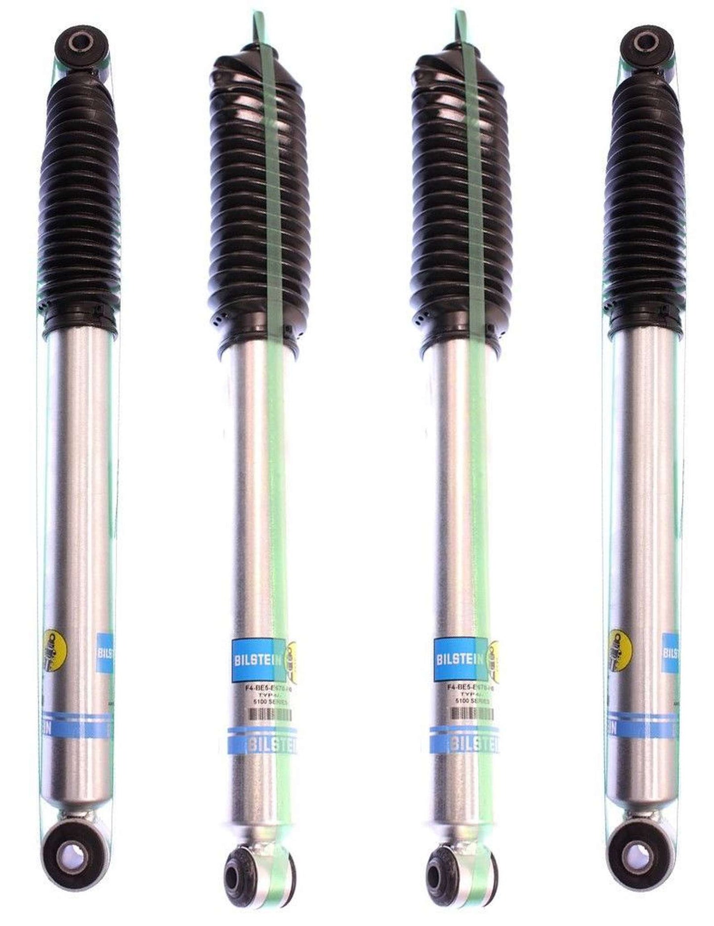 Bilstein 5100 Shocks Set w/4" lift - 1999-2016 Ford F-250 Super Duty RWD Stock Radius Arms