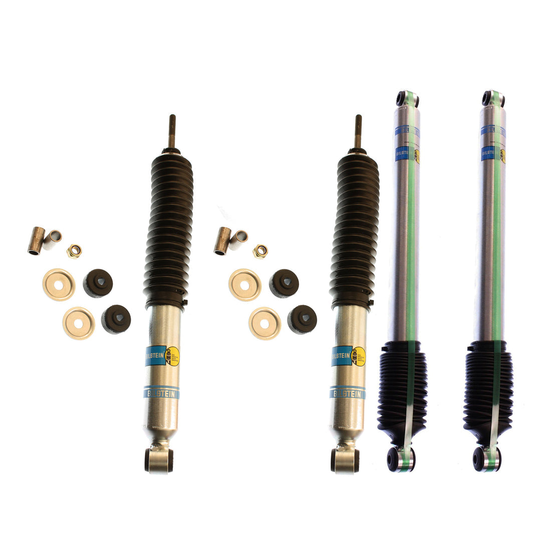 Bilstein 5100 Shocks Set w/4" lift - 1999-2014 Ford F-350 Super Duty RWD Stock Radius Arm
