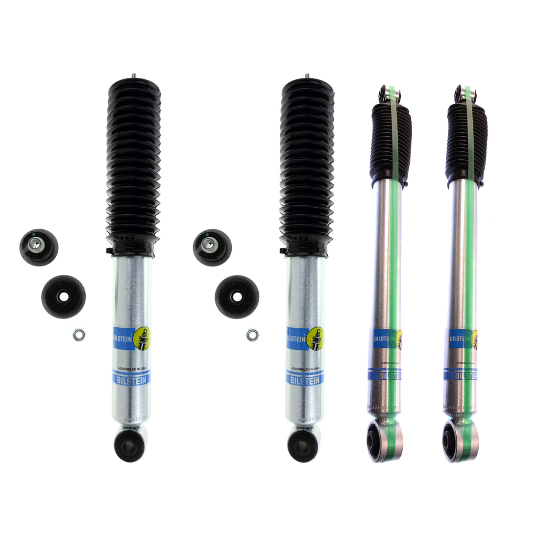 Bilstein 5100 Shocks Set w/0-2.5" lift - 2001-2006 Chevrolet Silverado 3500 4WD RWD w/Torsion