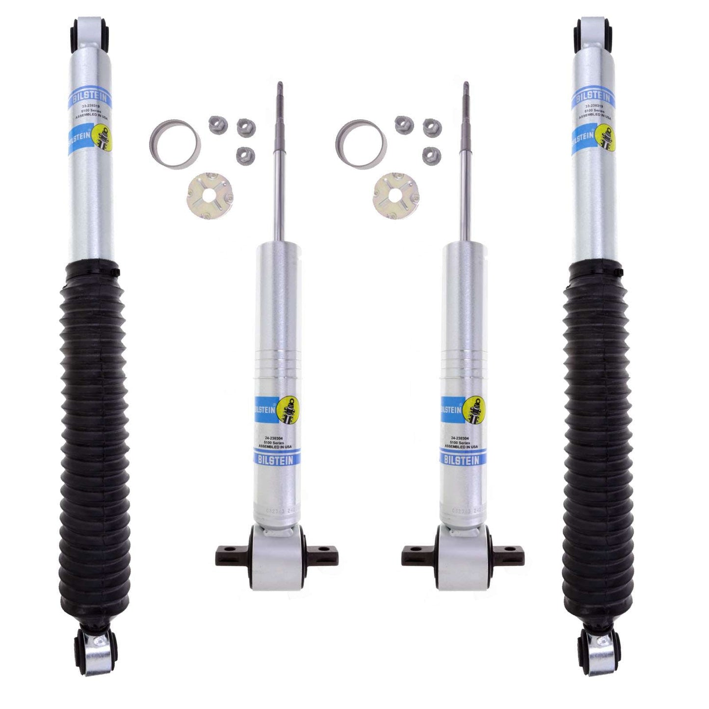 Bilstein 5100 Shocks Set w/0-1.75" lift - 2007-2014 Chevrolet Suburban 1500 4WD RWD