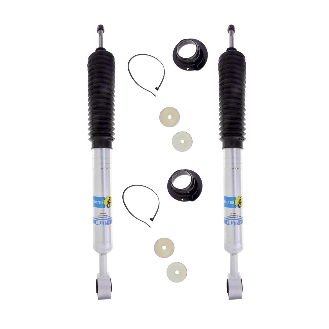 Bilstein B8 5100 Monotube Adjustable Strut Front Pair w/0.87-2.3" lift - 2007-2021 Toyota Tundra 4WD RWD
