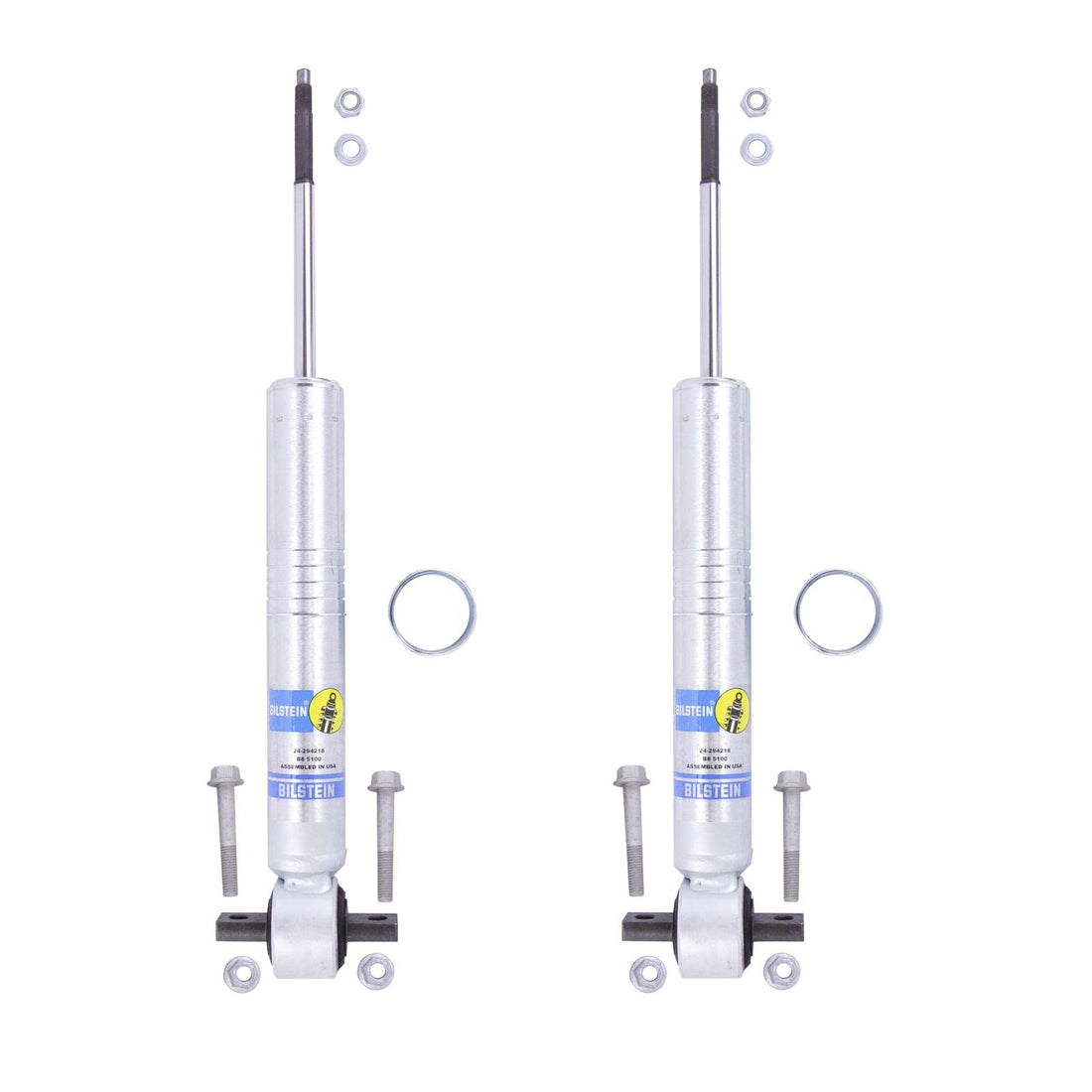 Bilstein B8 5100 Monotube Adjustable Strut Front Pair w/0-2.5" lift - 2019-2023 Ford Ranger 4WD RWD