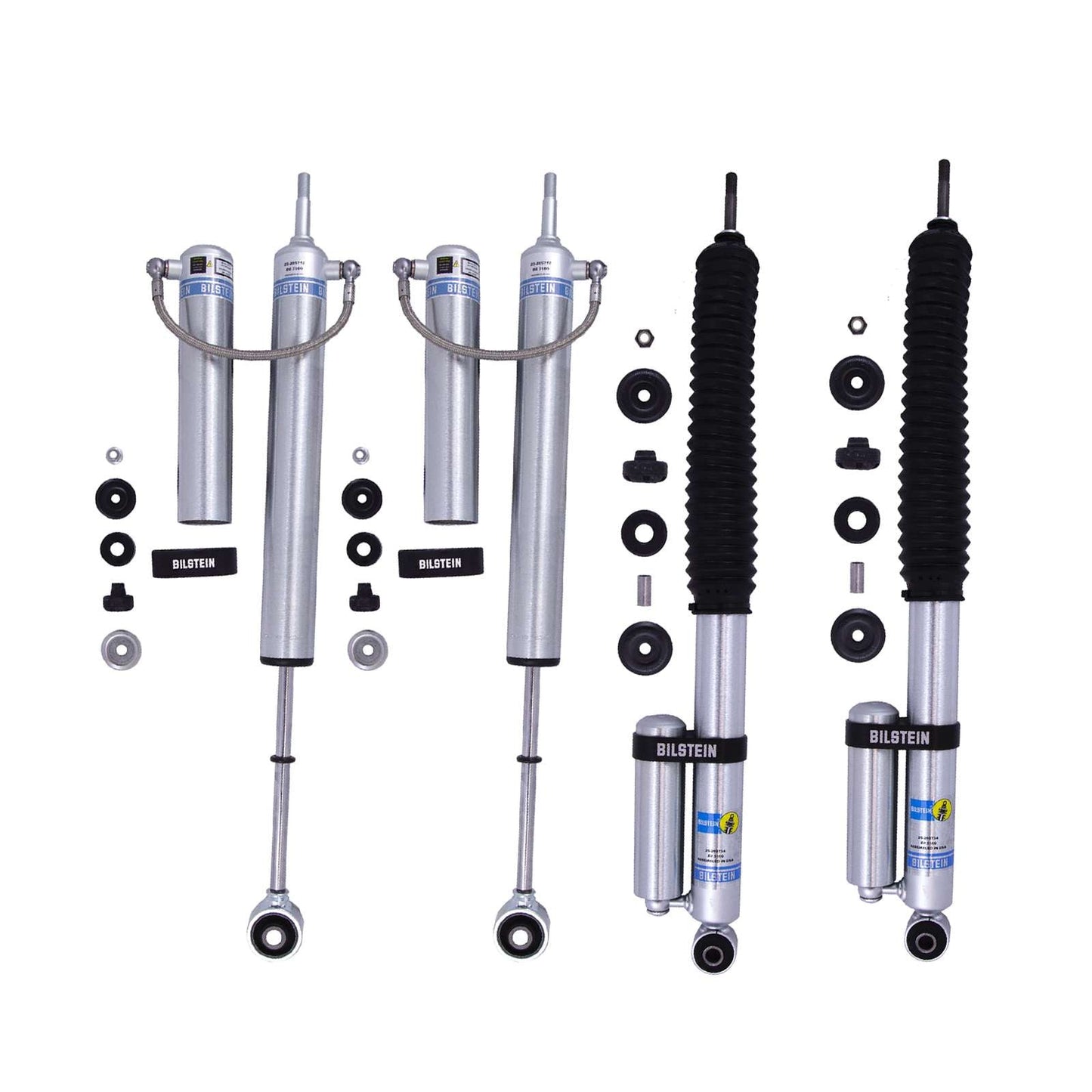 Bilstein B8 5160 w/ Remote Reservoir Shocks Set w/4" lift - 2014-2022 Ram 2500 4WD