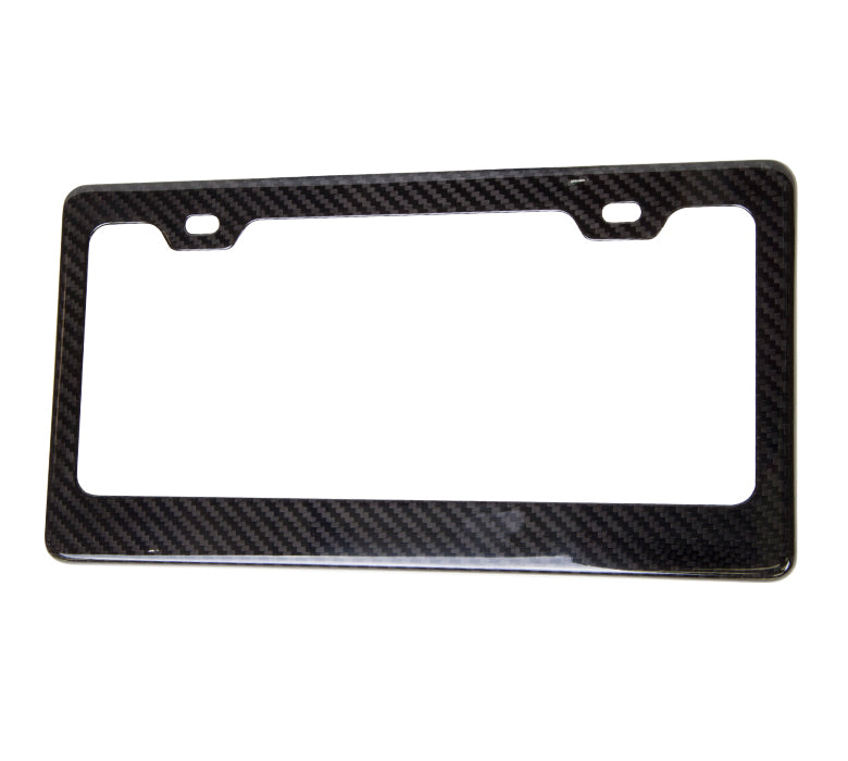 NRG Carbon Fiber License Plate Frame Wet