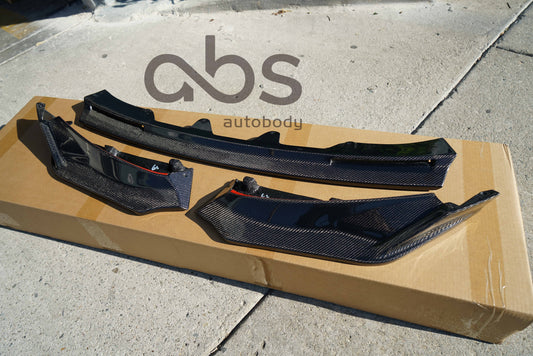 G8X V1 3PC FRONT CARBON FIBER LIP
