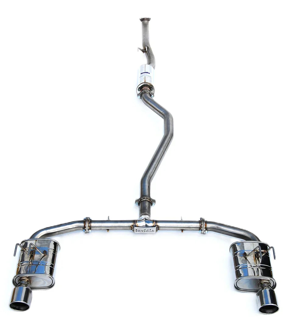 Invidia 2022+ Honda Civic Si (1.5T) 70mm Q300 Cat Back Exhaust - Rolled SS Tips