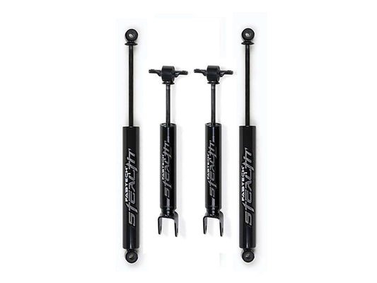 Fabtech Stealth Monotube Gas Shocks Set w/6" lift - 2011-2018 Chevrolet Silverado 2500 HD 4WD RWD