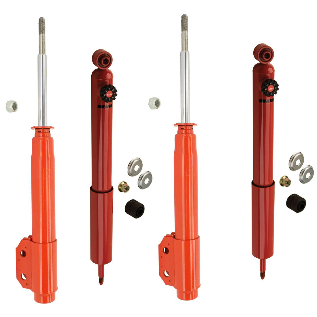 KYB AGX Adjustable Strut & Shocks Set - 1994-2004 Ford Mustang RWD