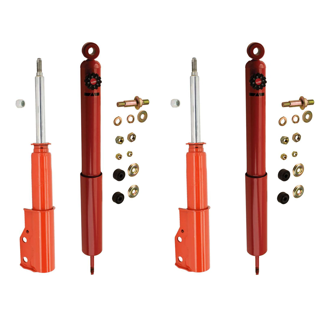KYB AGX Adjustable Strut & Shocks Set - 1982-1992 Pontiac Firebird RWD
