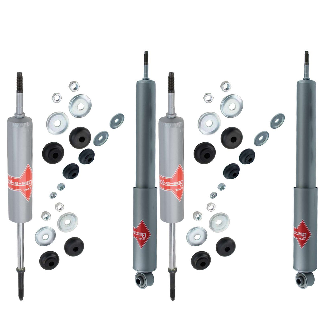 KYB Gas-A-Just Monotube Shocks Set - 1977-1989 Dodge Diplomat RWD