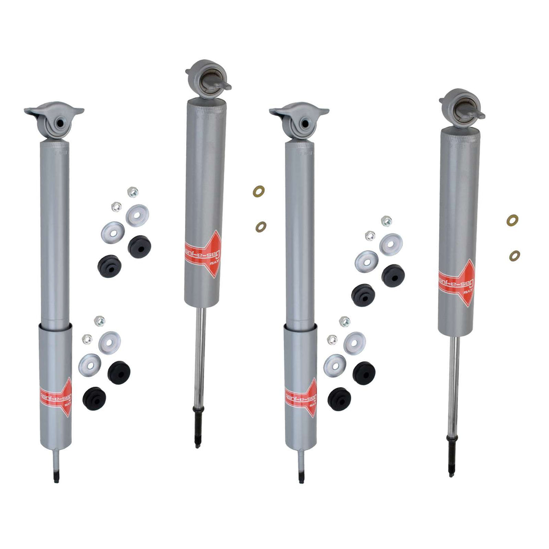 KYB Gas-A-Just Monotube Shocks Set - 1986-1987 Mercedes-Benz 300SDL RWD
