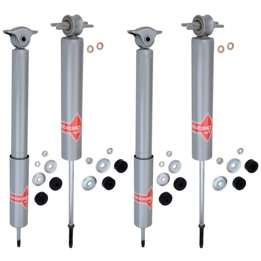 KYB Gas-A-Just Monotube Shocks Set - 1976-1985 Mercedes-Benz 300D RWD