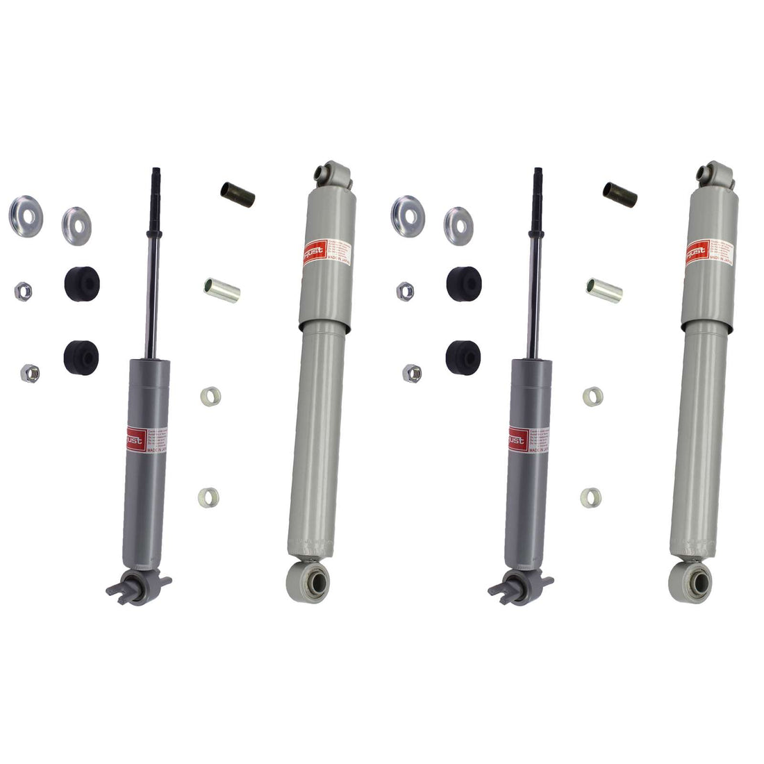 KYB Gas-A-Just Monotube Shocks Set - 1968-1974 Volvo 145