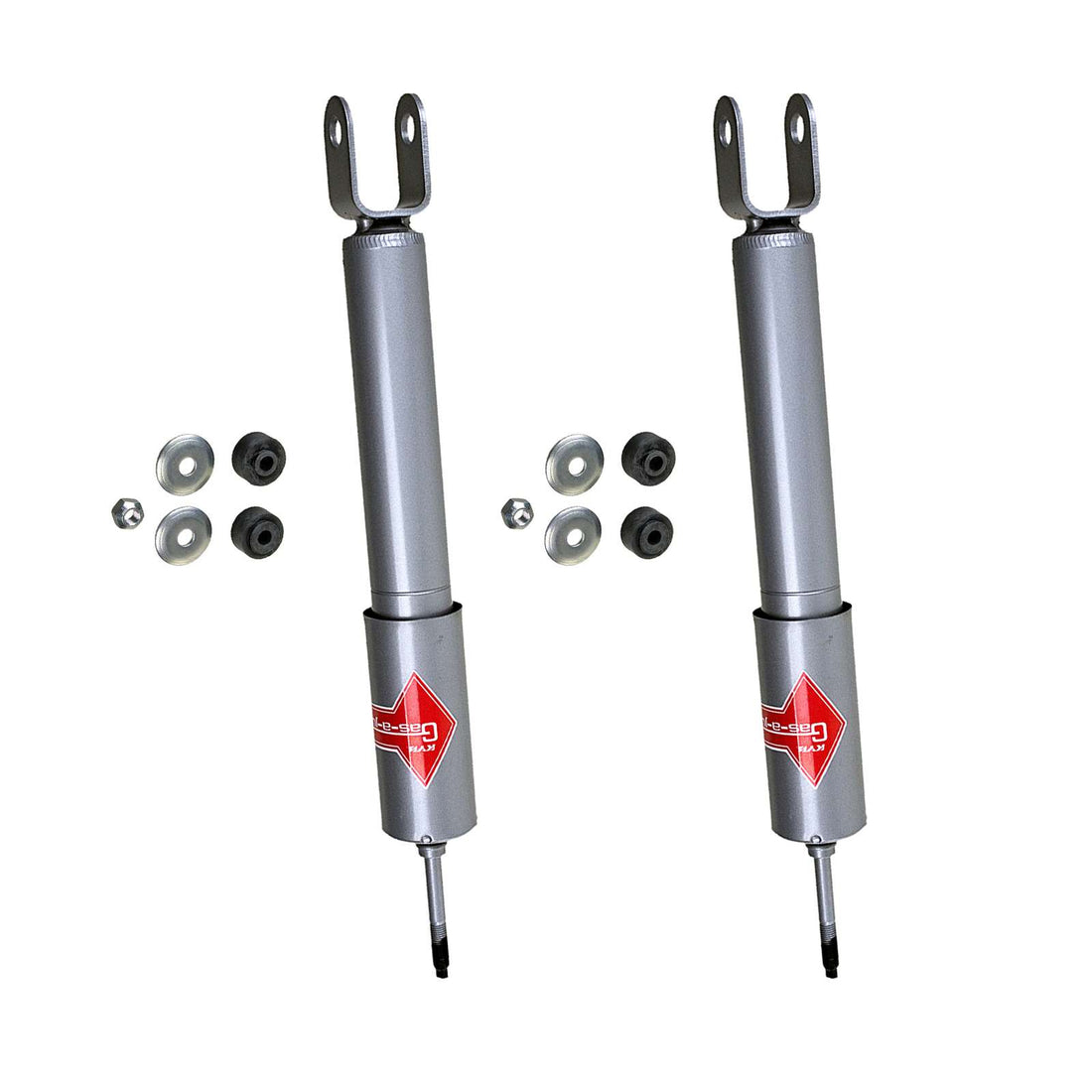 KYB Gas-A-Just Monotube Shocks Front Pair - 2003-2014 Chevrolet Express 1500 AWD