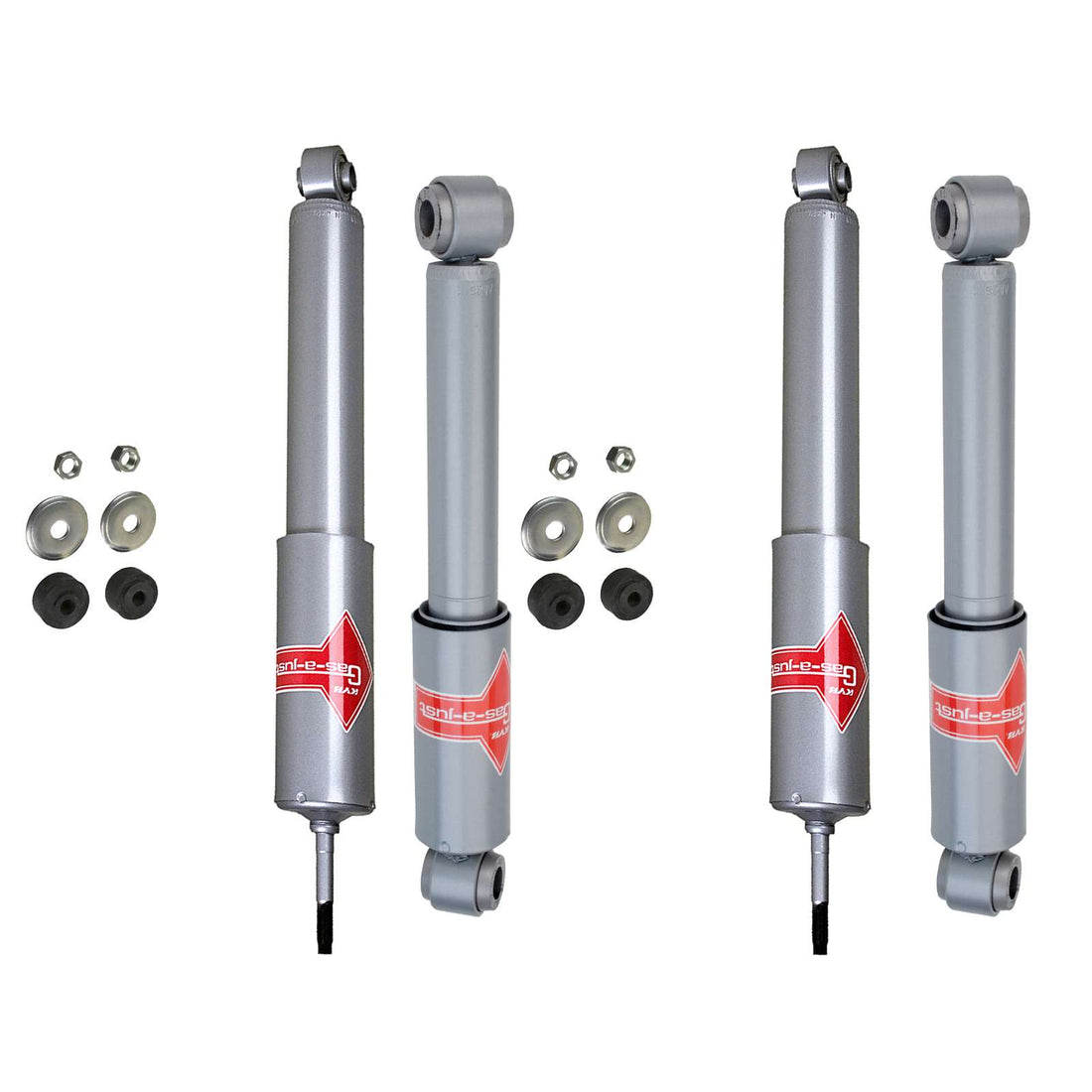 KYB Gas-A-Just Monotube Shocks Set - 1987-1993 Mazda B2600 RWD