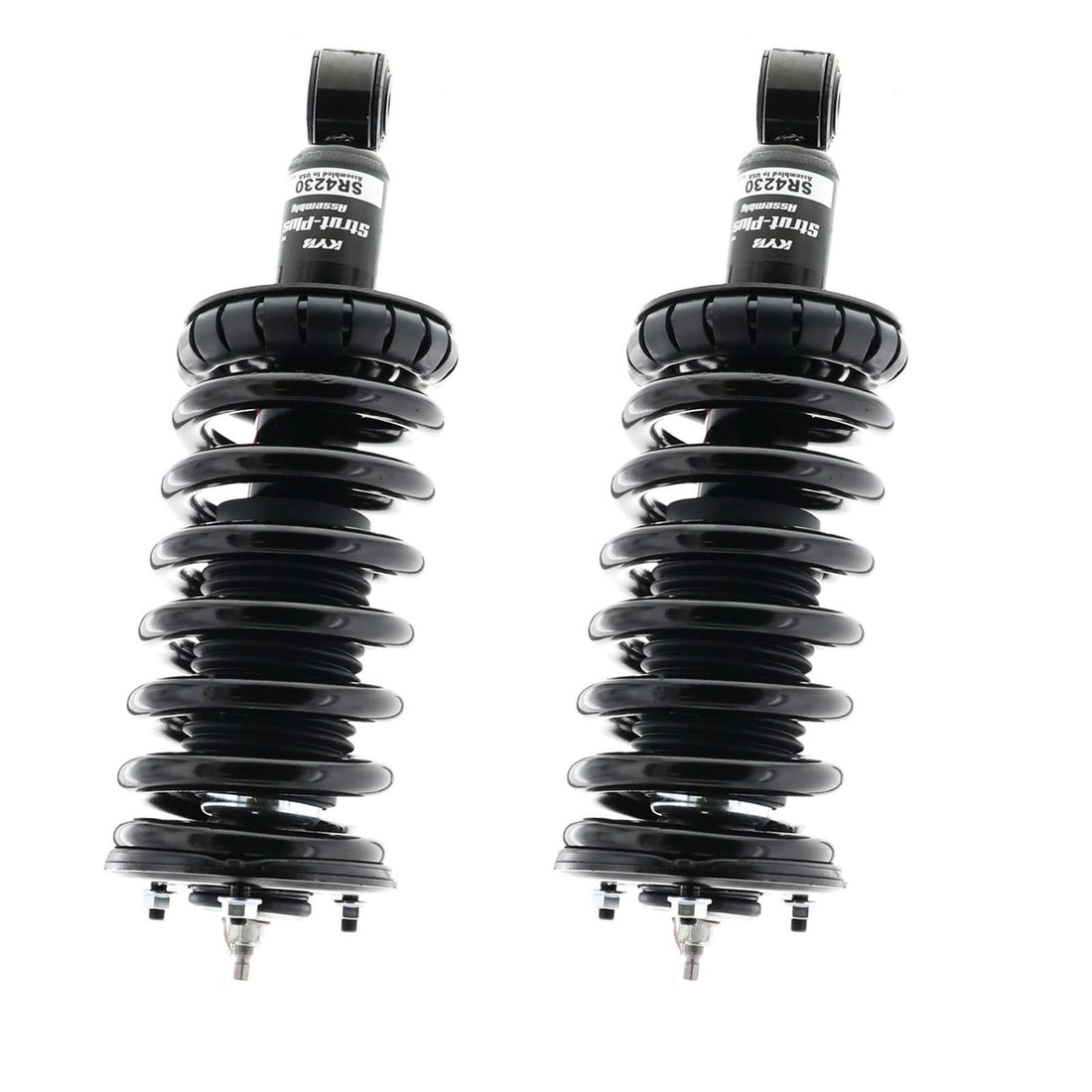 KYB Strut Plus Shocks & Spring Assembly Front Pair - 2004-2015 Nissan Titan 4WD