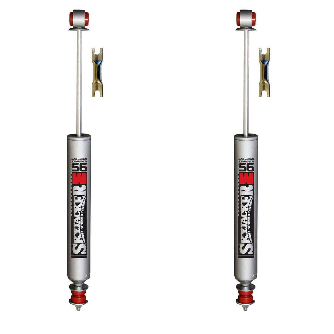 Skyjacker M95 Monotube Gas Shocks Front Pair w/1-2.5" lift - 2003-2011 Dodge Ram 2500 RWD MegaCab