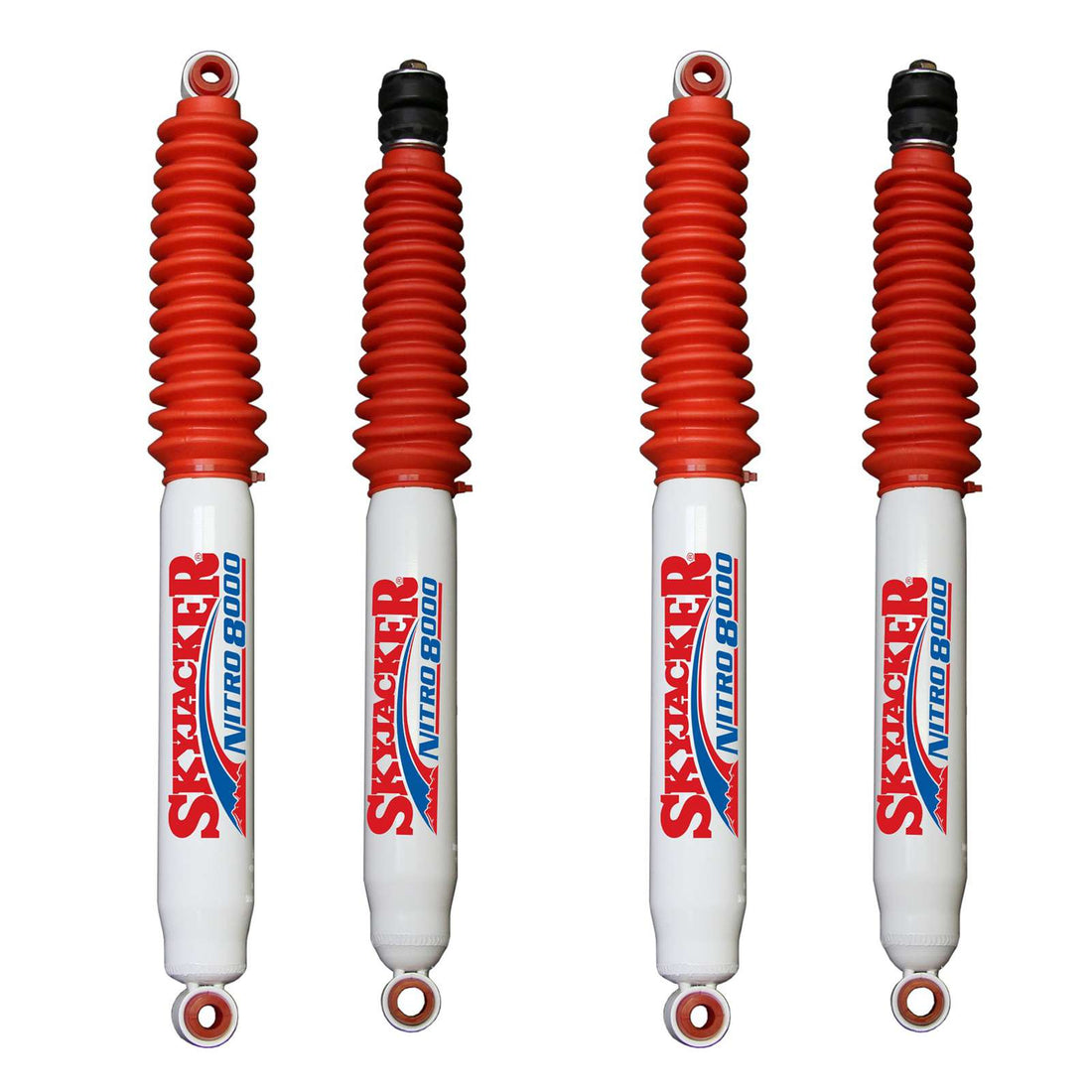 Skyjacker N8000 Nitrogen Gas Shocks Set w/7-8" lift - 1994-2004 Ford F-350 4WD