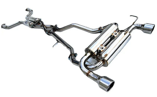 Invidia 03-06 Infiniti G35 Coupe Gemini Rolled Stainless Steel Tip Cat-back Exhaust