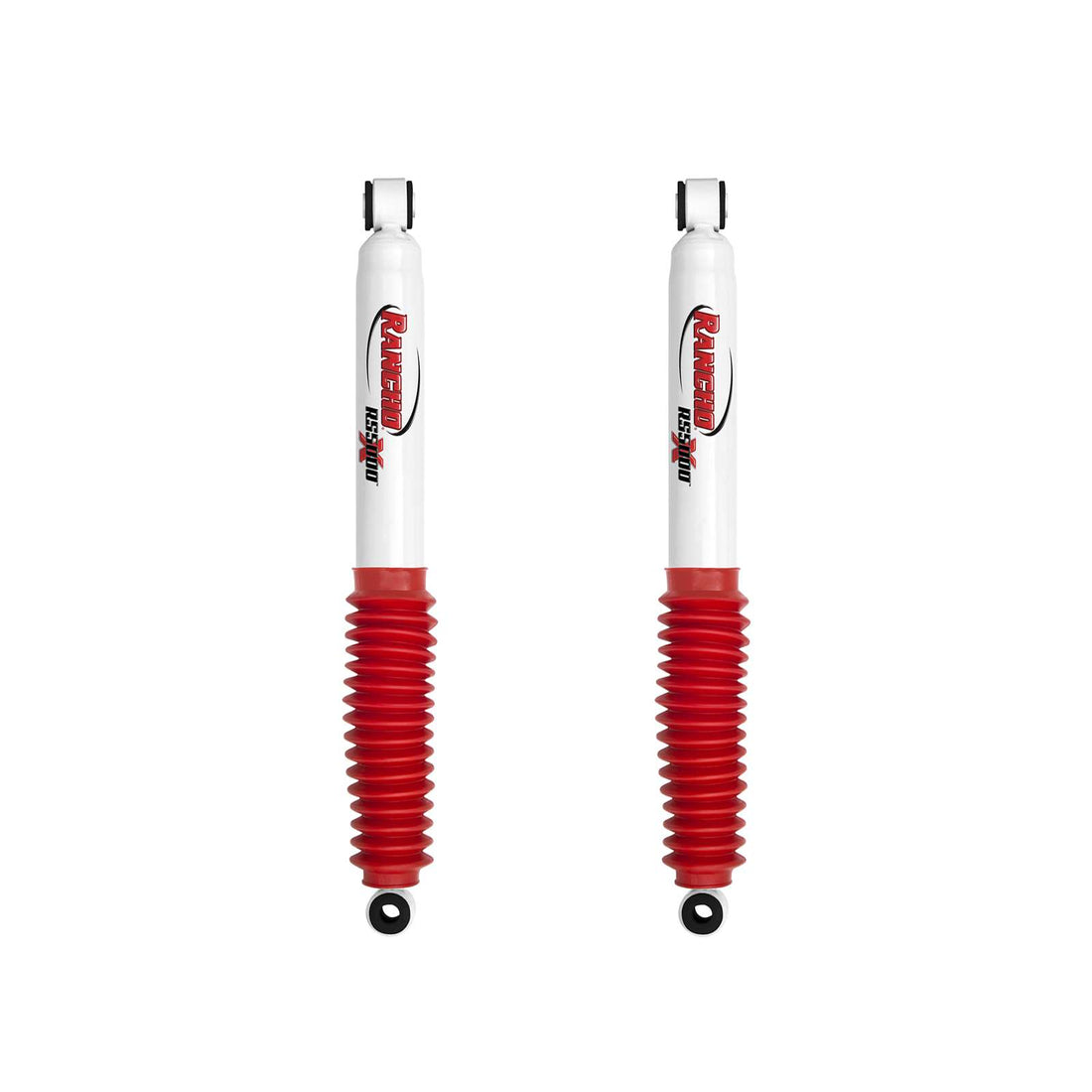 Rancho RS5000X Gas Shocks Rear Pair w/0" lift - 2017-2026 Ford F-350 Super Duty RWD