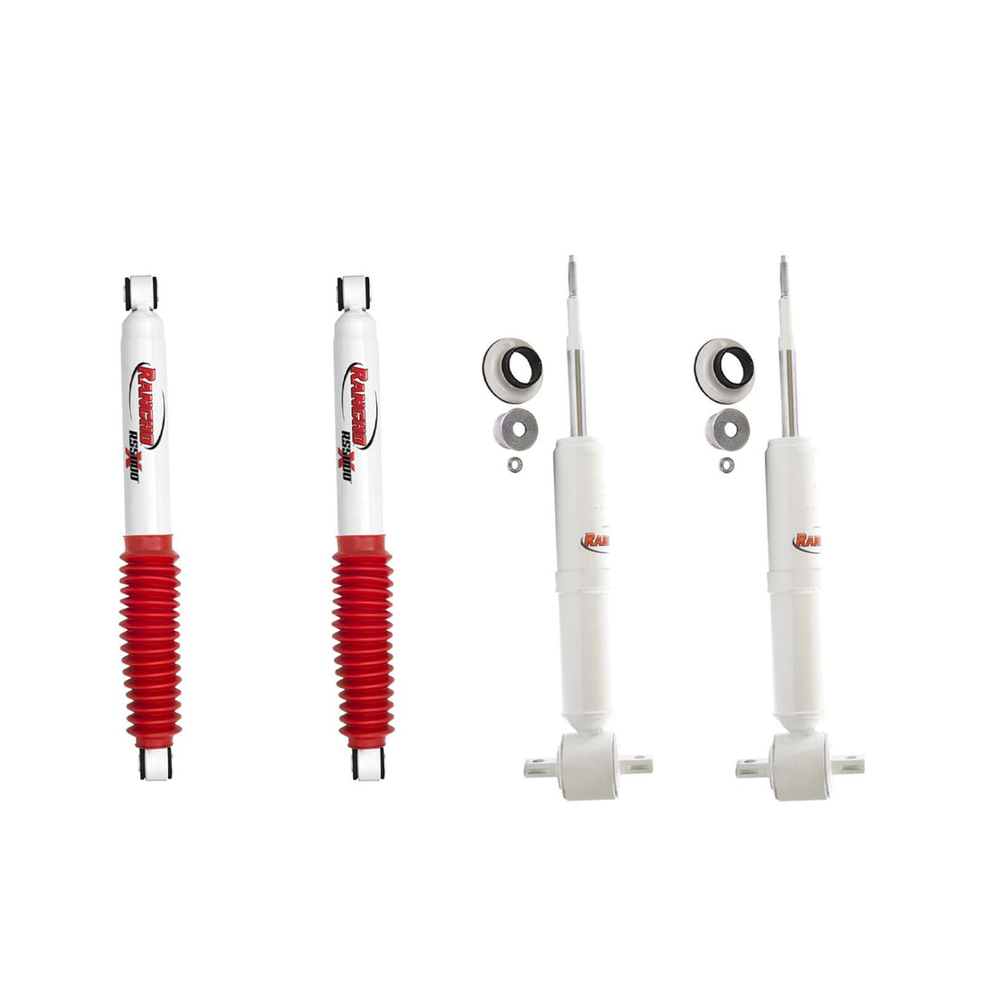 Rancho RS5000X Gas Strut & Shocks Set w/0" lift - 2019-2026 Chevrolet Silverado 1500