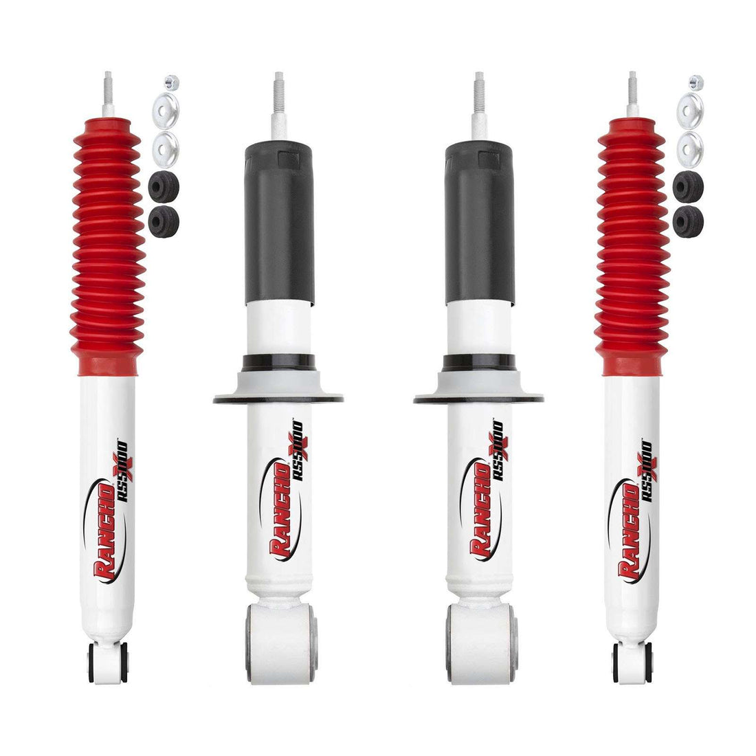 Rancho RS5000X Gas Strut & Shocks Set w/0" lift - 1995-2004 Toyota Tacoma 4WD RWD Ext Cab