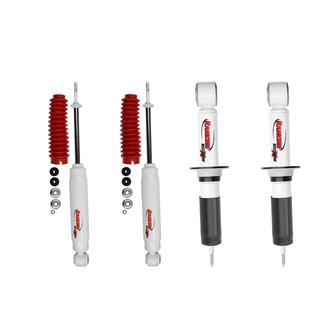 Rancho RS5000X Gas Shocks Set w/0" lift - 1996-2002 Toyota 4Runner 4WD RWD 6 Cyl