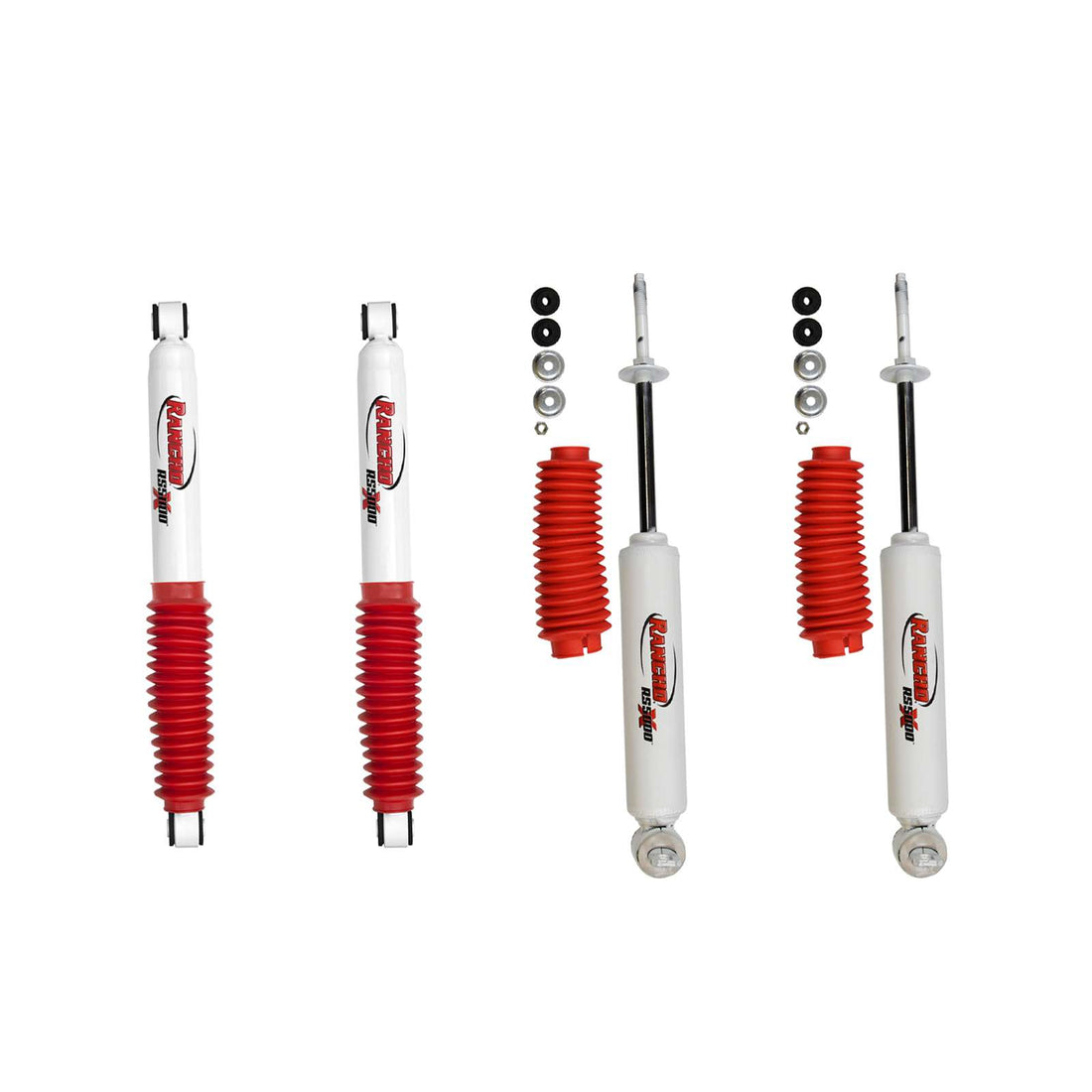 Rancho RS5000X Gas Shocks Set - 1984-1995 Toyota Pickup RWD