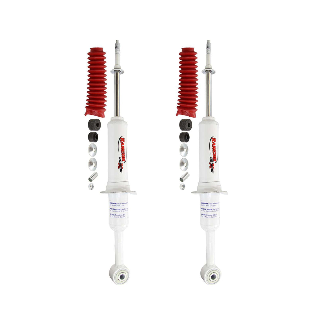 Rancho RS5000X Gas Strut Front Pair w/0" lift - 2005-2023 Toyota Tacoma 4WD