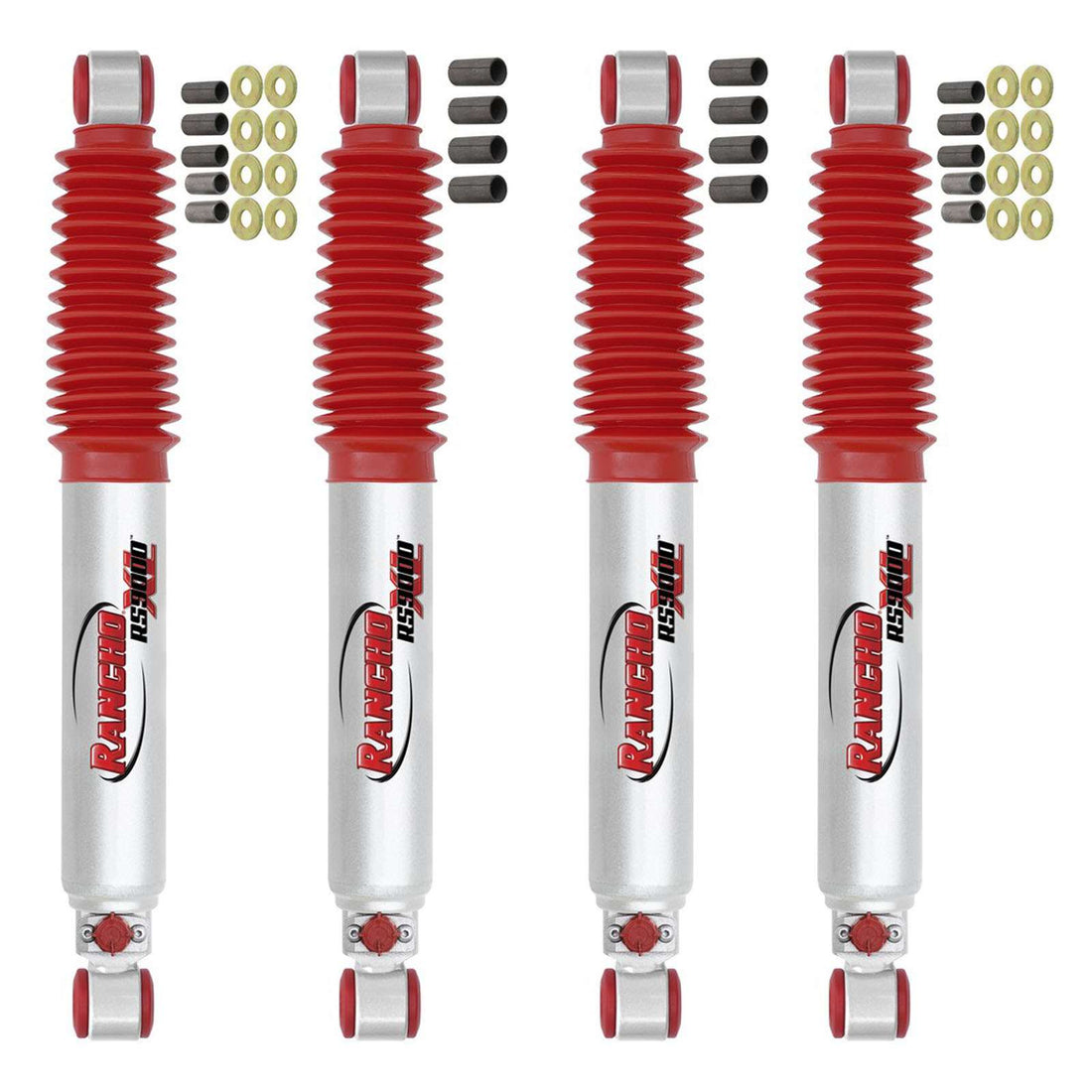 Rancho RS9000XL Adjustable Shocks Set w/0" lift - 1972-1993 Dodge W150 4WD