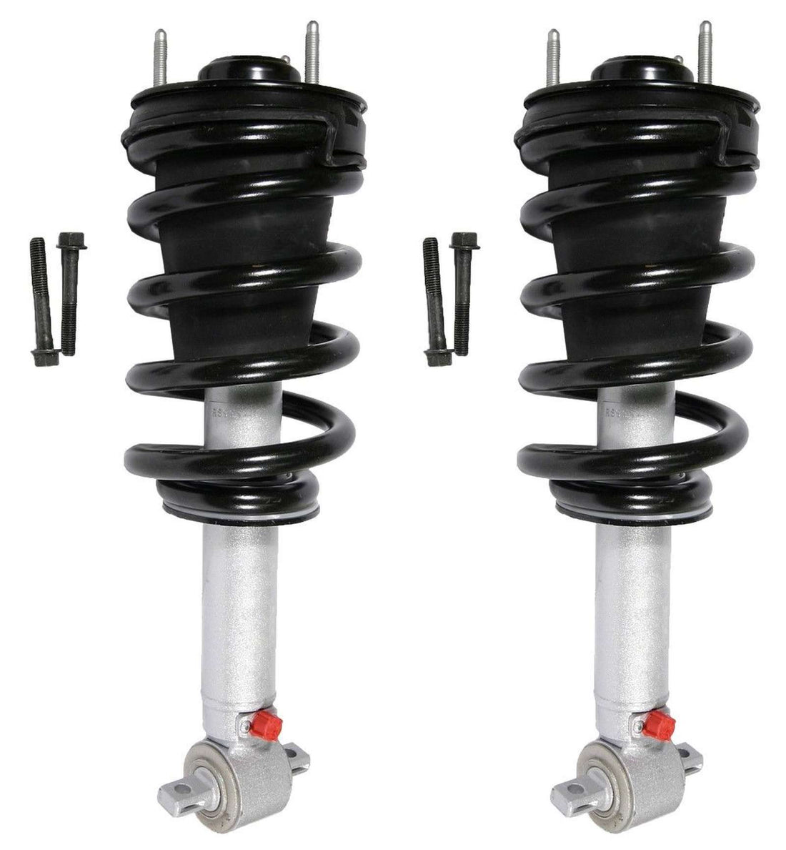 Rancho Quicklift Leveling Strut Front Pair w/2" lift - 2007-2014 Chevrolet Suburban 1500 4WD RWD w/Air Leveling
