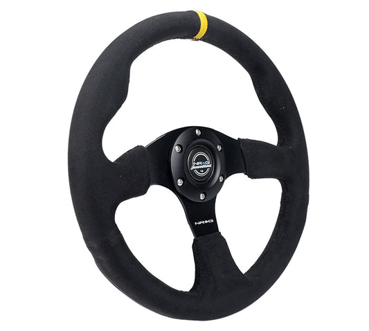NRG RACING STEERING WHEEL ALCANTARA