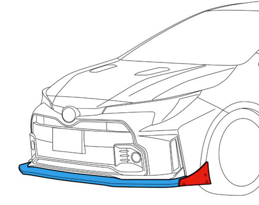 HKS Body Kit TYPE-S GR COROLLA F-Spoiler