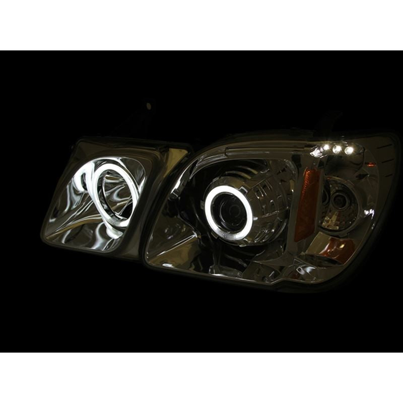 ANZO 1998-2007 Lexus Lx470 Projector Headlights w/ Halo Black (CCFL)