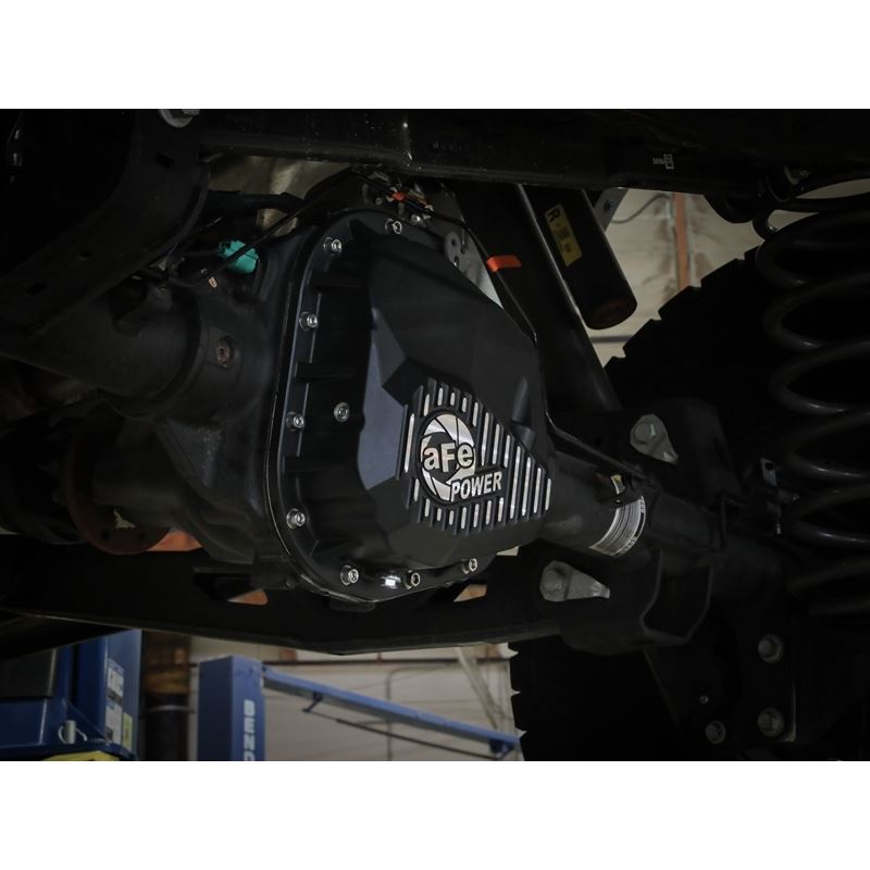 aFe 97-23 Ford F-150 Pro Series Rear Differential Cover Black w/ Machined Fins
